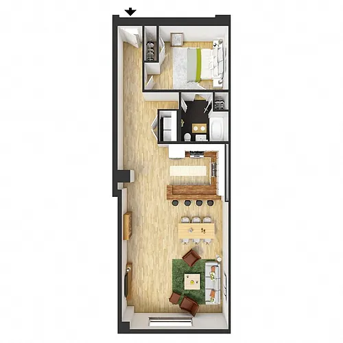 Floor plan The Perry