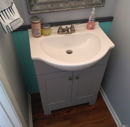 1/2 bath, main level