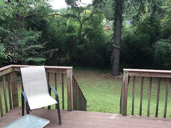 deck and yard