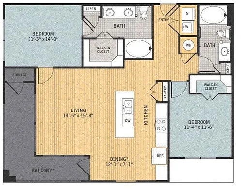 Floor plan B2