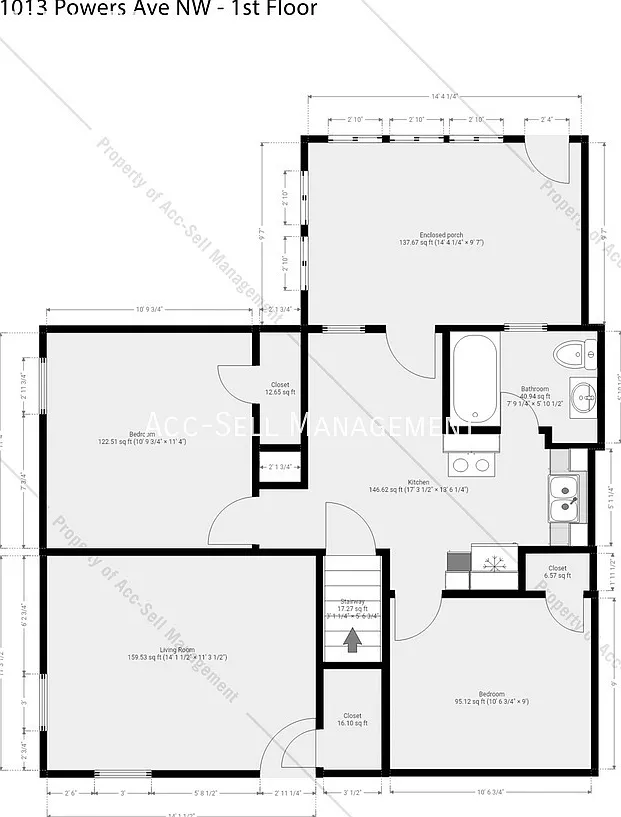 Two bedroom Duplex at 1013 Powers NW — Photo 2