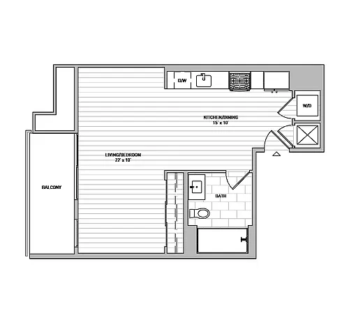 Floor plan Studio - A7