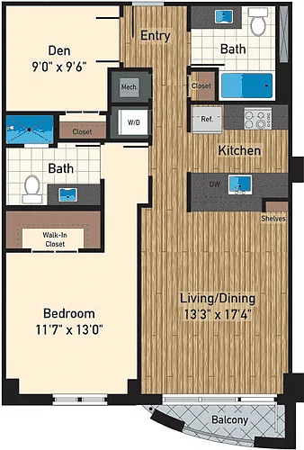 Floor plan 401