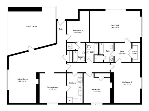 Floor plan Penthouse 2