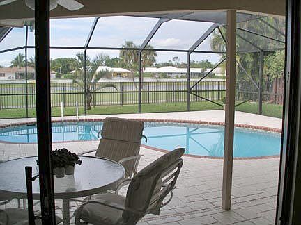 Beautiful/peaceful view from covered lanai.