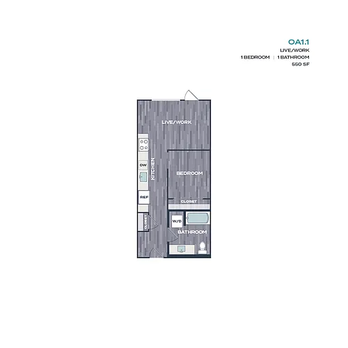 Floor plan OA1TH