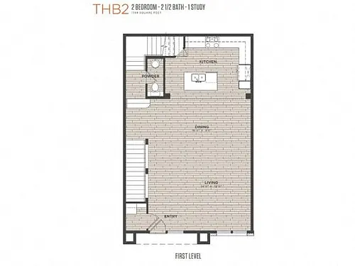 Floor plan TH B2