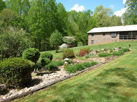 Lovely flower garden. 