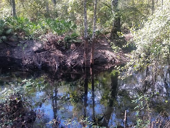 Deep River in front of property