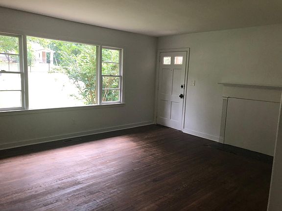 Freshly painted den with lots of light