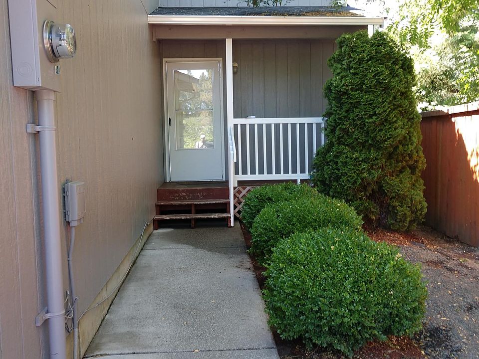Welcome home. Low maintenance front is also private.