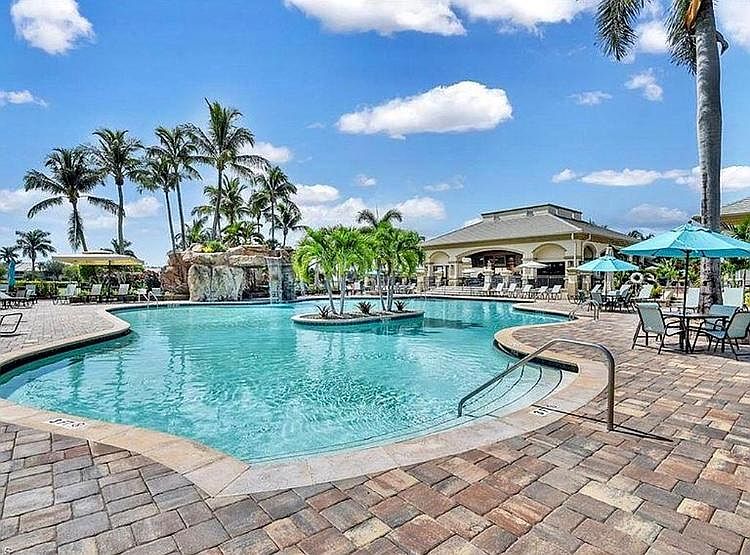 Main pool area. There are also several other pools throughout the community.