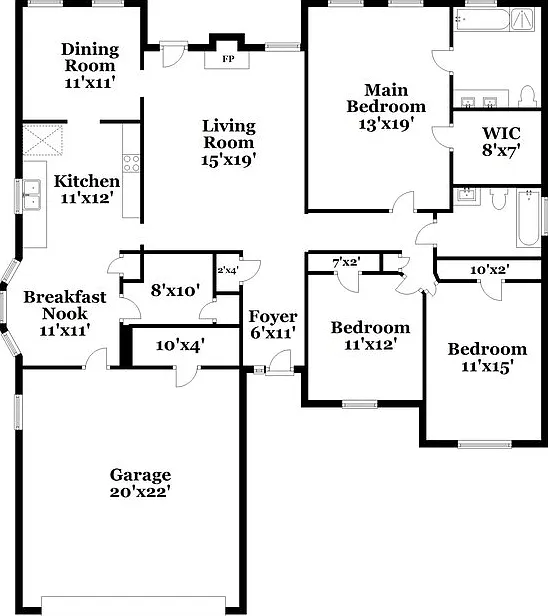 3 bed, 2.0 bath, 1683 sqft, $2,255 — Photo 2