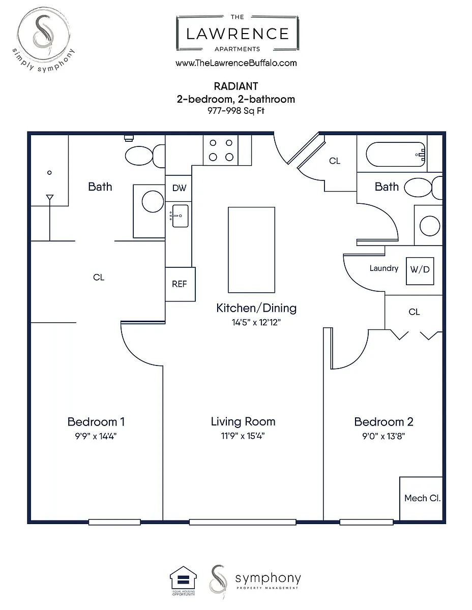 Floor plan Radiant