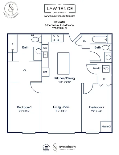 Floor plan Radiant
