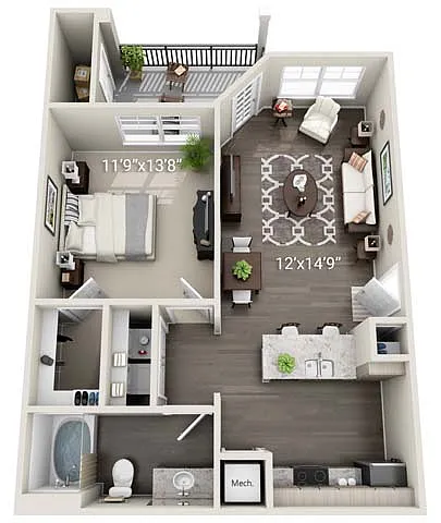 Floor plan A1