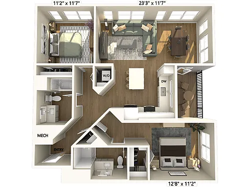 Floor plan B5-1154-1