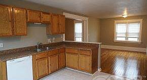 Kitchen w/ view of 2nd living