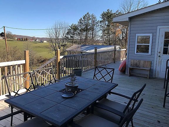 Back porch with views