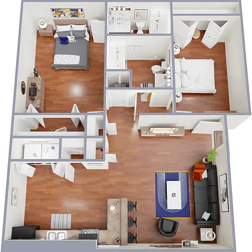 Floor plan Floorplan B2