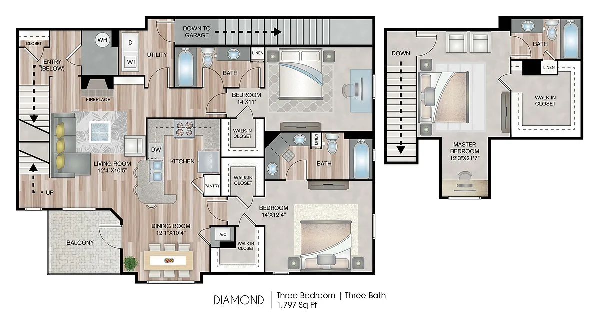 Floor plan Diamond
