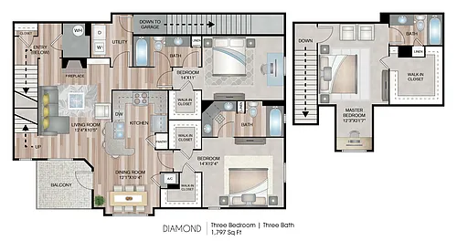Floor plan Diamond