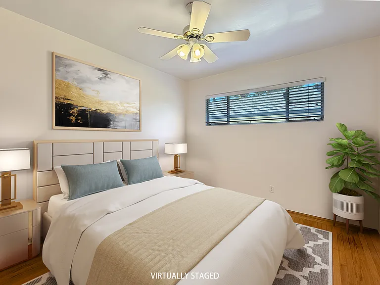 Virtually Staged Bedroom