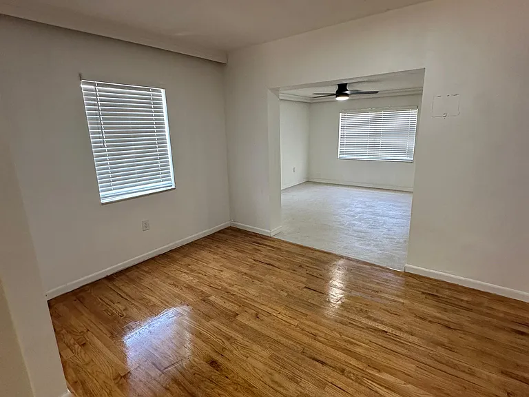 Dining room not staged