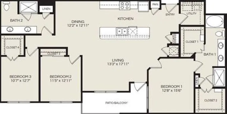 3bed 2bath 3bed 2bath