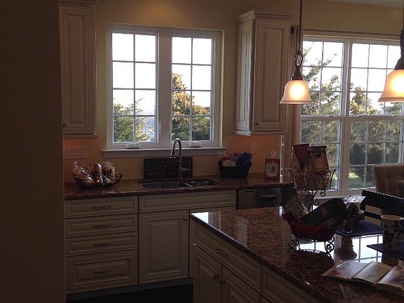 Abundance of natural light in kitchen (model)