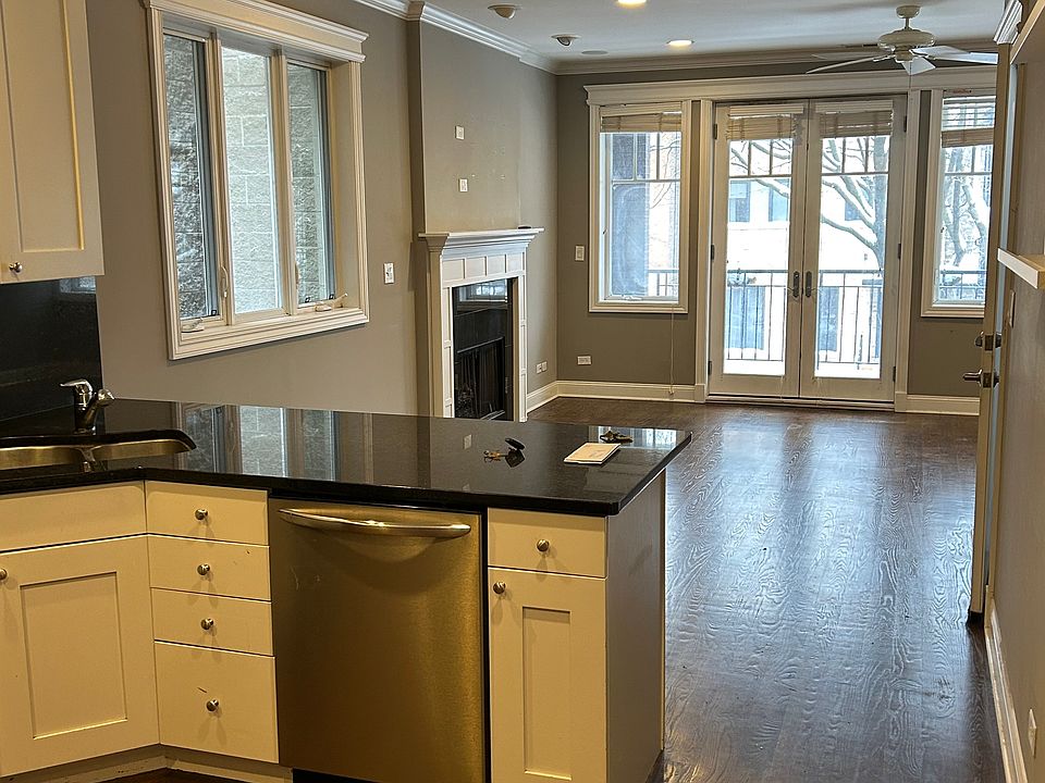 Kitchen towards living area