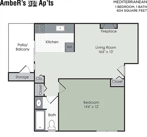 Floor plan Mediterranean 1- Standard