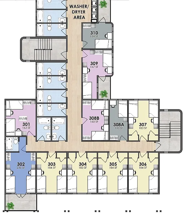 Floor plan Third Floor A