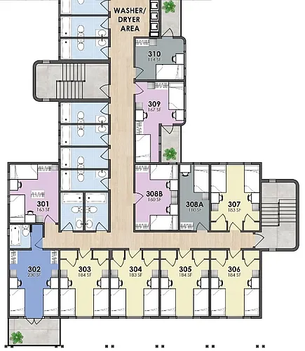 Floor plan Third Floor A