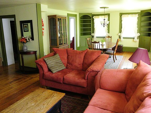Living room and dining room 
