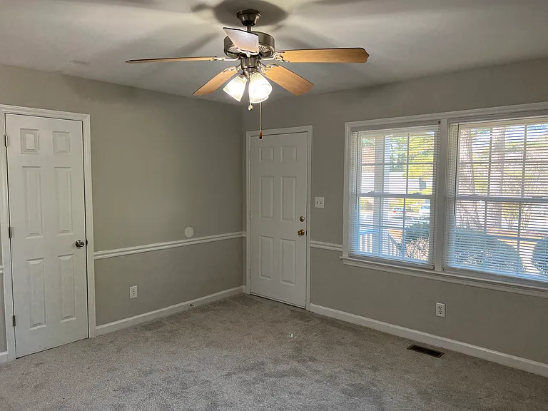 Living Room with new carpet