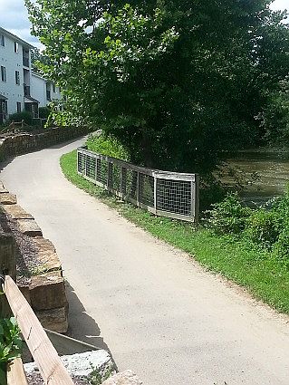 Bike Path behind condo