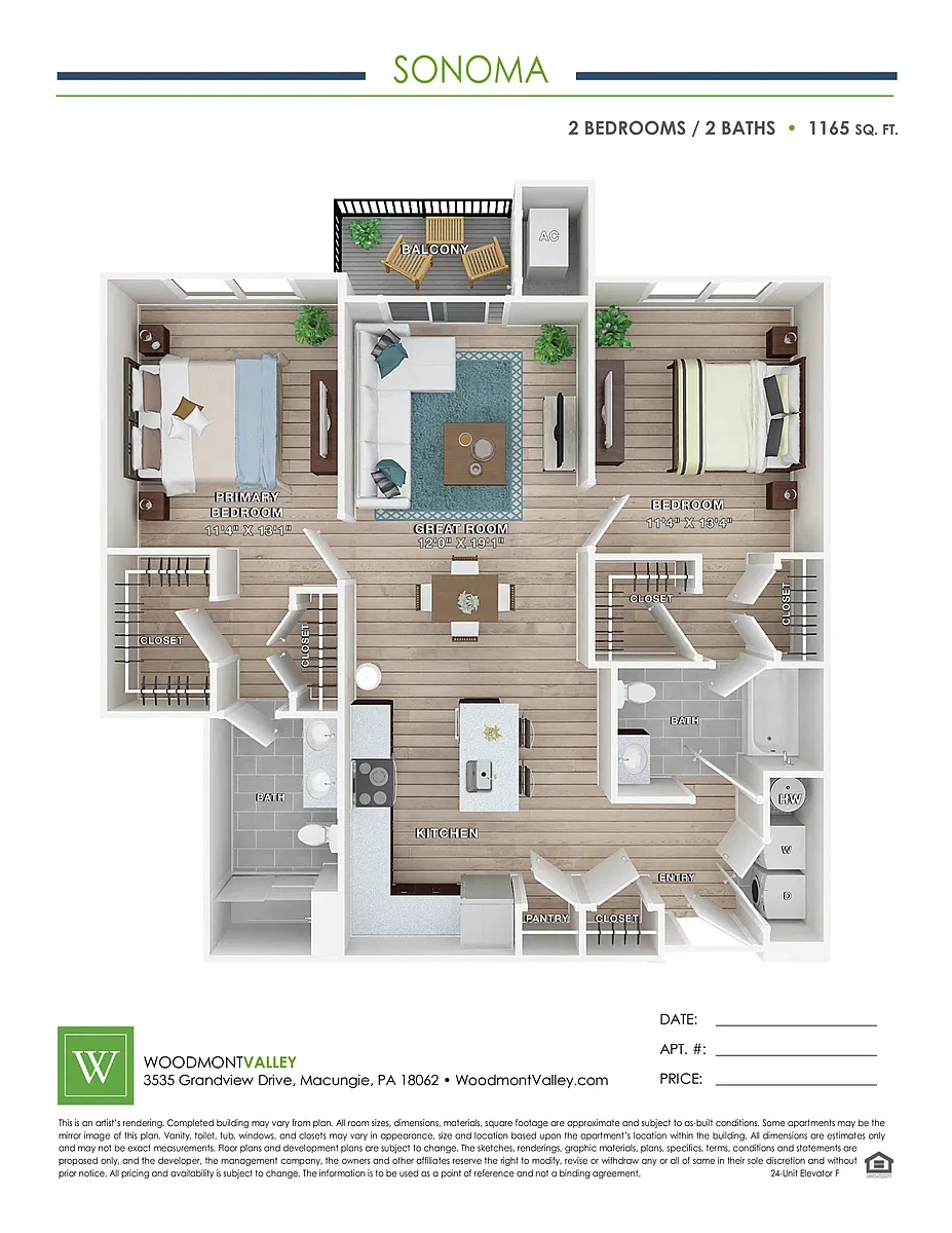 Floor plan Sonoma