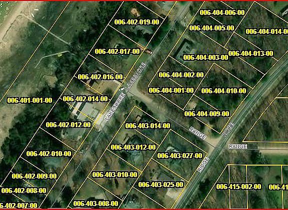 Lot in lower right of image.