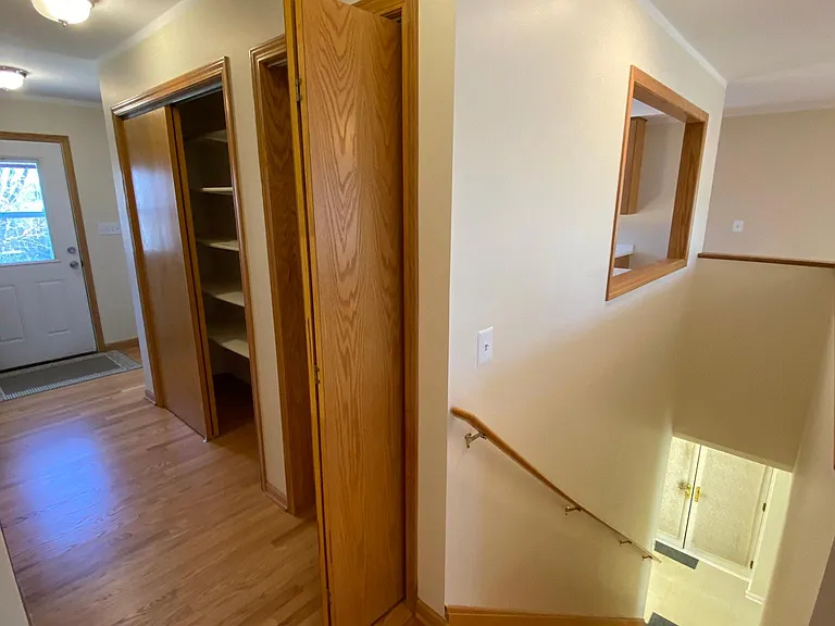 Stairs to the walk out basement