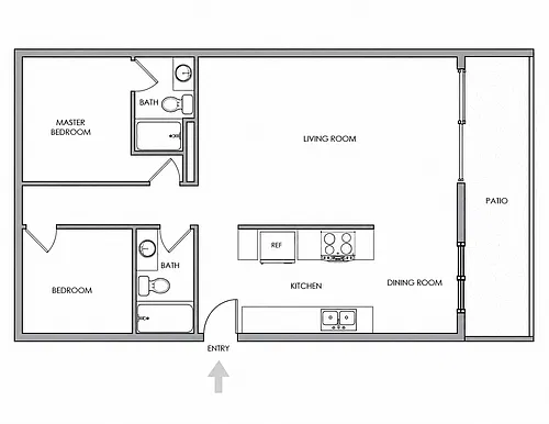 Floor plan B-1