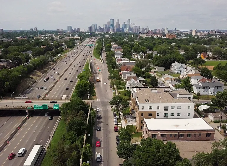 View downtown from The Central. We're also minutes from Uptown.