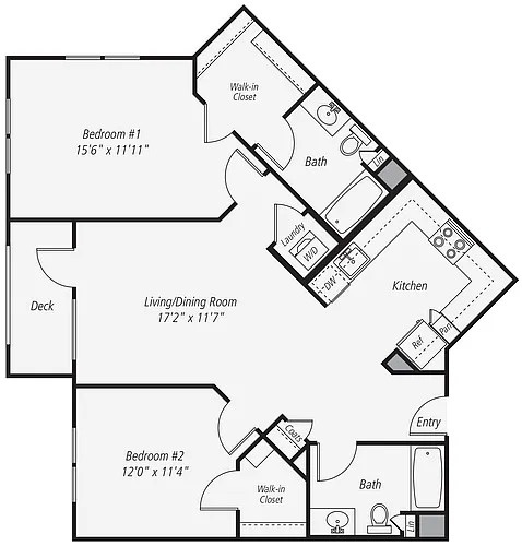 Floor plan B1-164