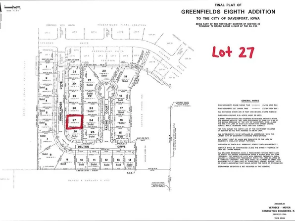 LOT 27 Rhinelander Dr, Davenport, IA 52804