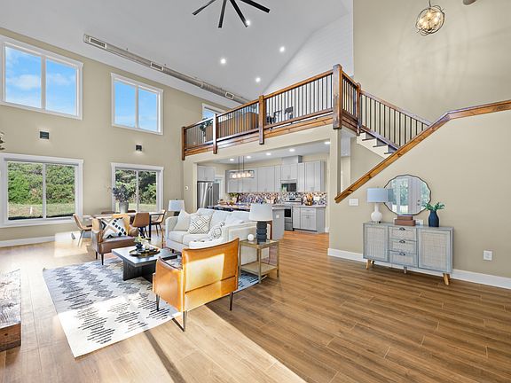 Open plan living area