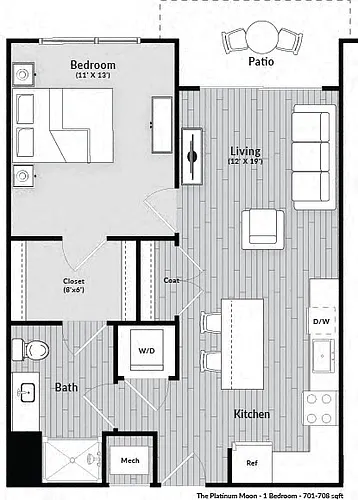 Floor plan The Platinum Moon