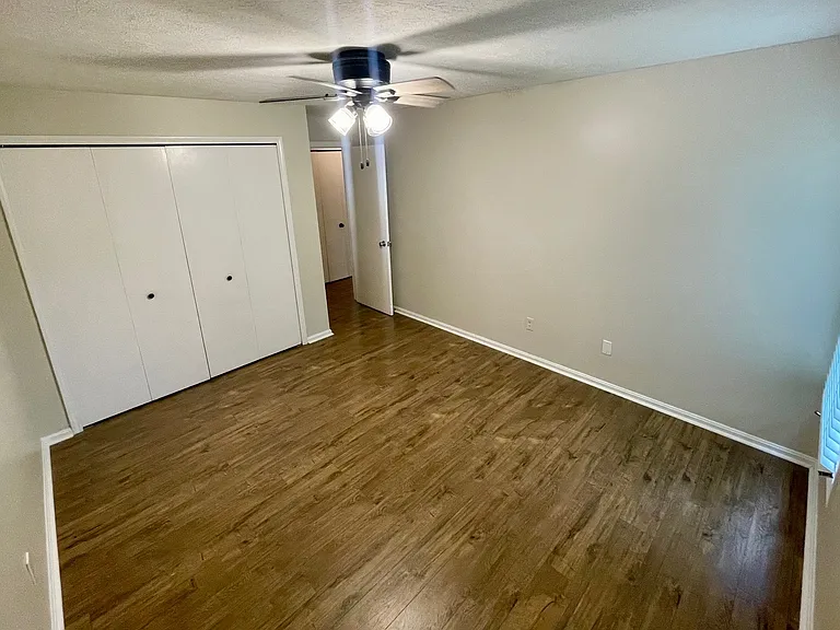 both bedrooms have large closets & ceiling fans