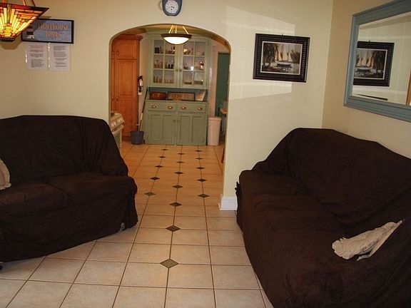 ~Living Room with Easy Clean Custom Tile~