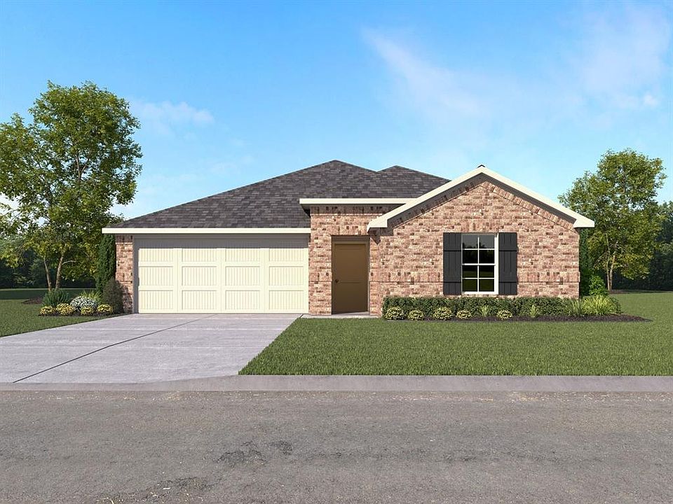 D.R. Horton Express Homes Fargo Floorplan Elevation B. Photos shown here may not depict the specified home & features included are for illustration purposes only