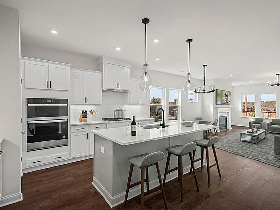 The Oakland A Kitchen and Living Area